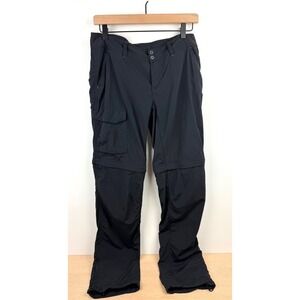 Columbia Black Convertible Hiking Zip-Off Pants
